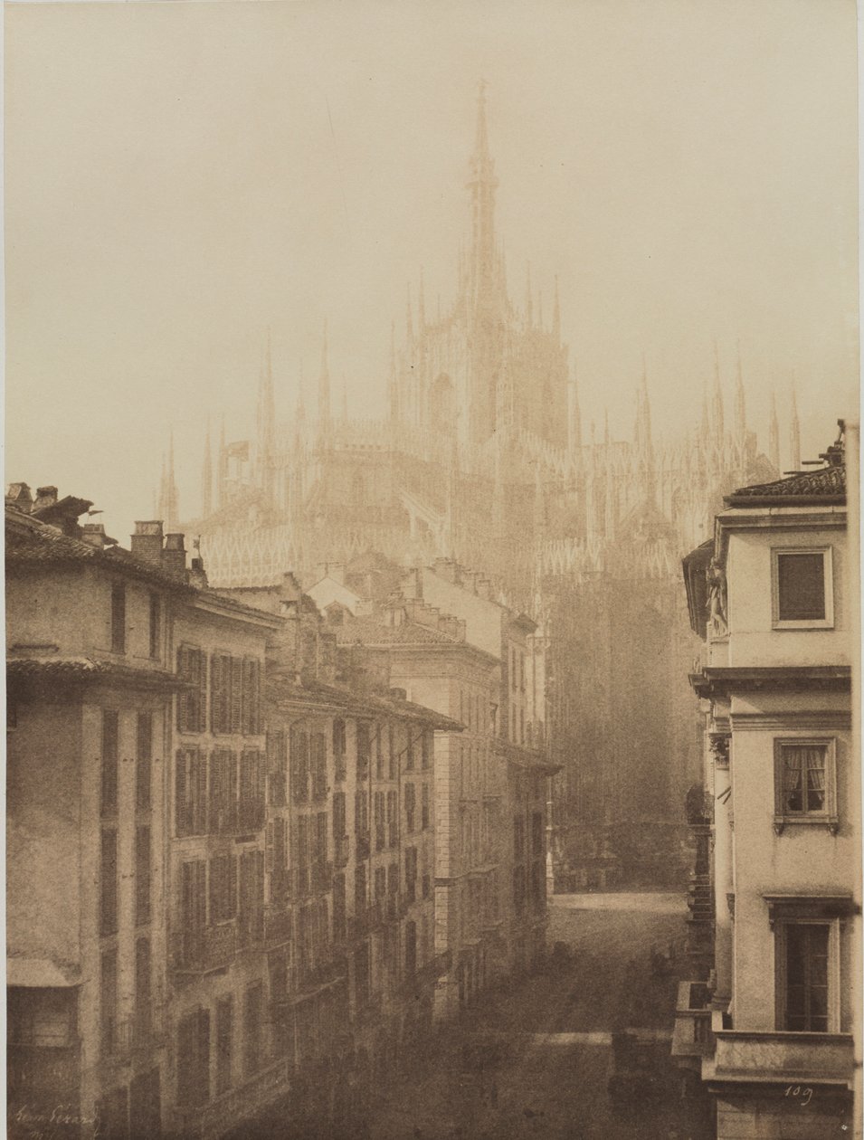Corso Francesco Katedrali, Milano, 1857. by Léon Gérard