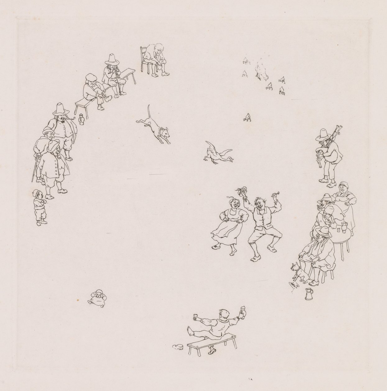 Eğlenceliler (Ribauds ve Ribaudes) by Léonce Justin Alexandre Petit