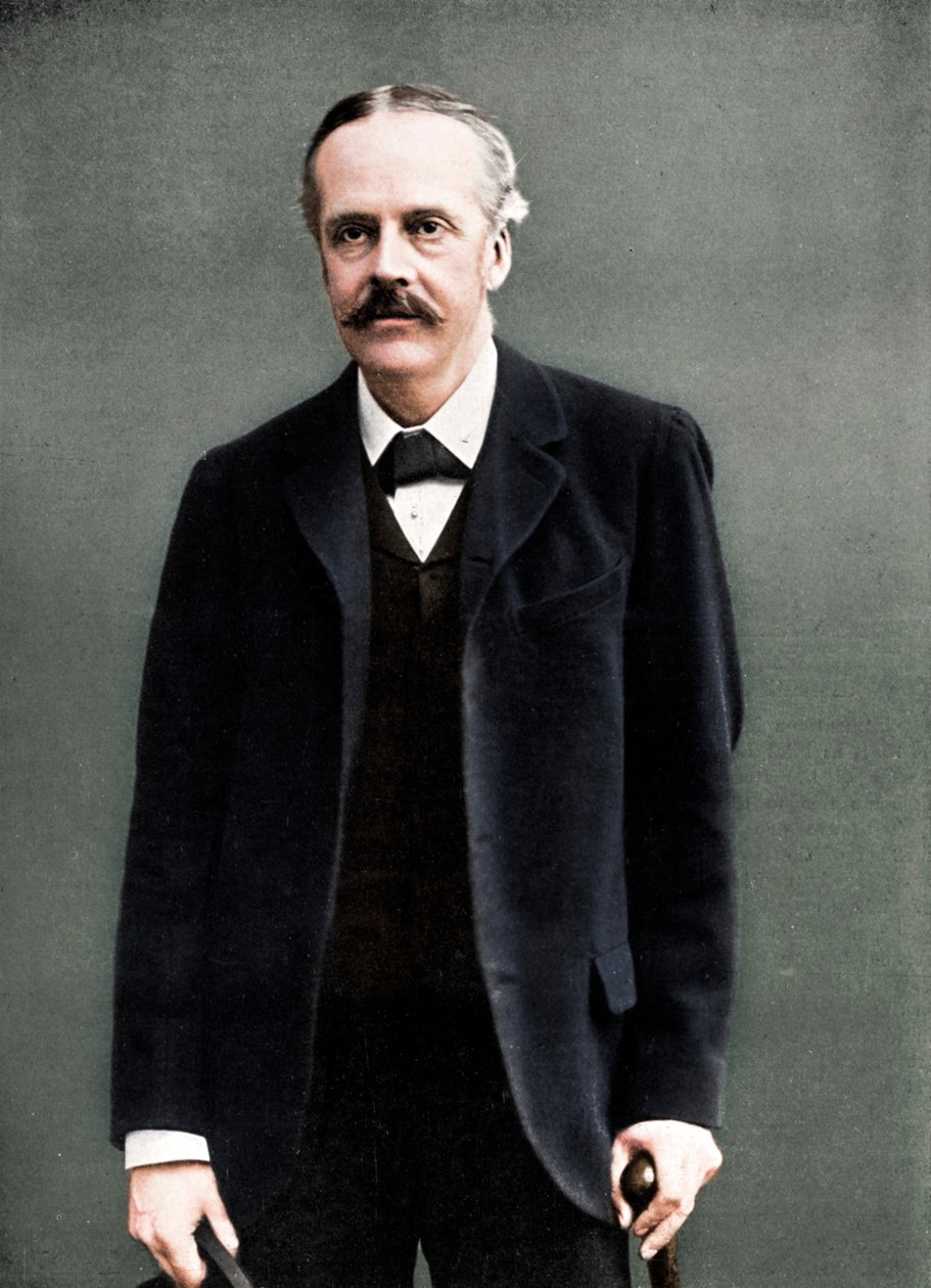 Arthur James Balfour, Balfour'un 1. Kontu, İngiliz devlet adamı ve Başbakan, 1912 by London Stereoscopic and Photographic Co