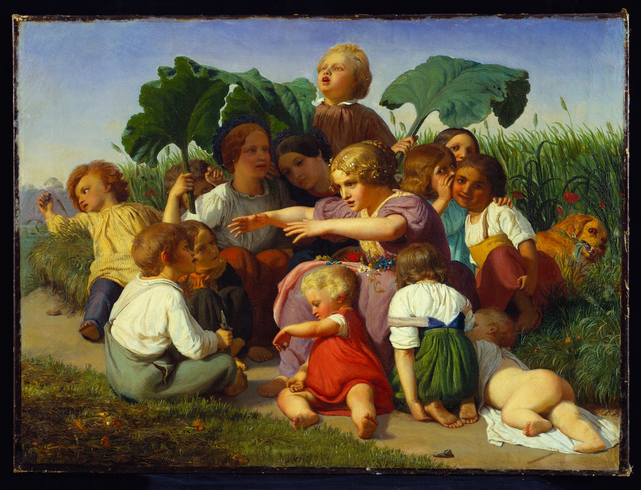 Öykü Anlatıcı, 1843 by Lorens Frolich