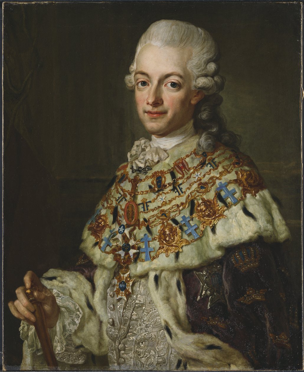 Gustave III de Suede - Pasch, Lorenz, Genç (1733-1805) tarafından İsveç Kralı III. Gustav