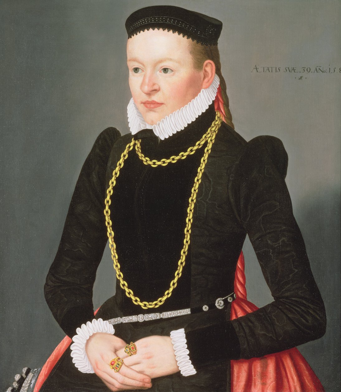 Bir bayan portresi, c.1585 by Lorenz Strauch