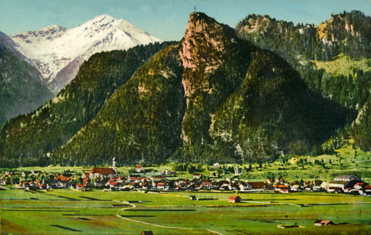 Oberammergau, Bavyera, Almanya c1922. by Lorenz Fränzl
