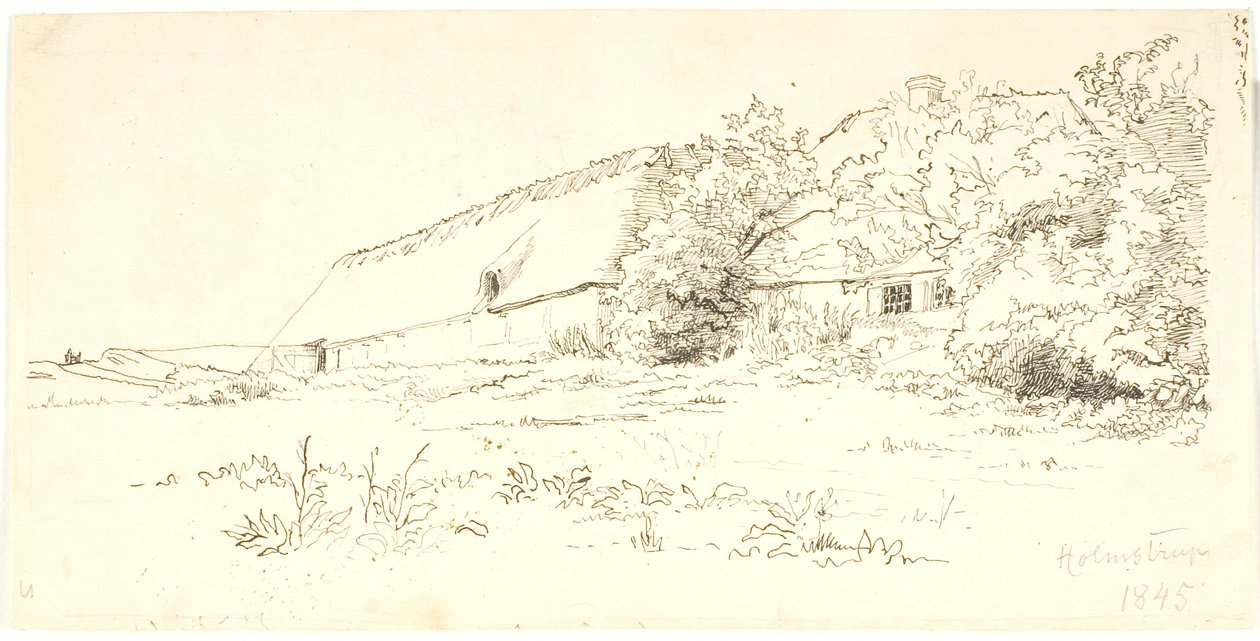 Çiftlik evi. Holmstrup by Lorenz Frølich