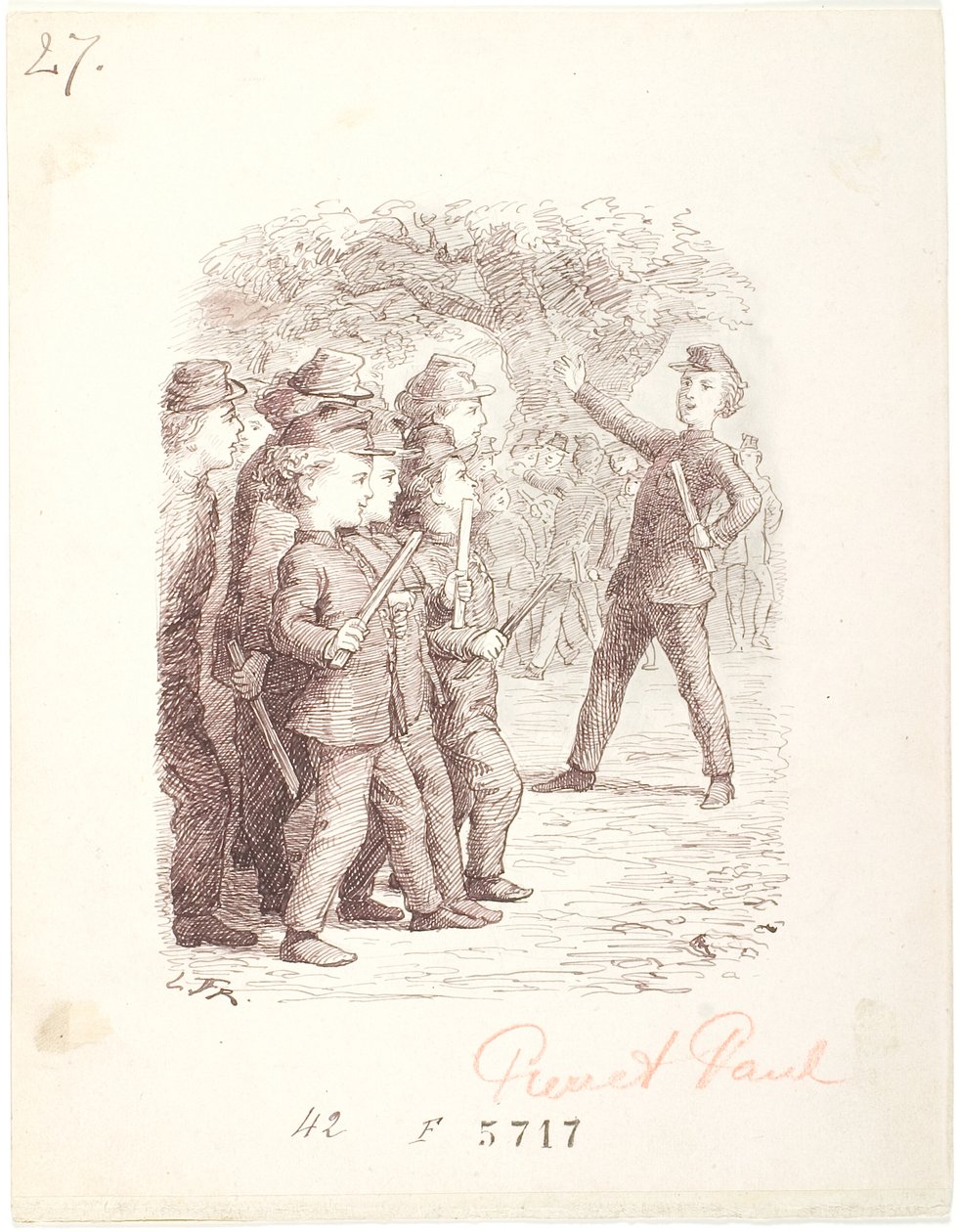 Asker oyunu. Pierre kaptandır by Lorenz Frølich