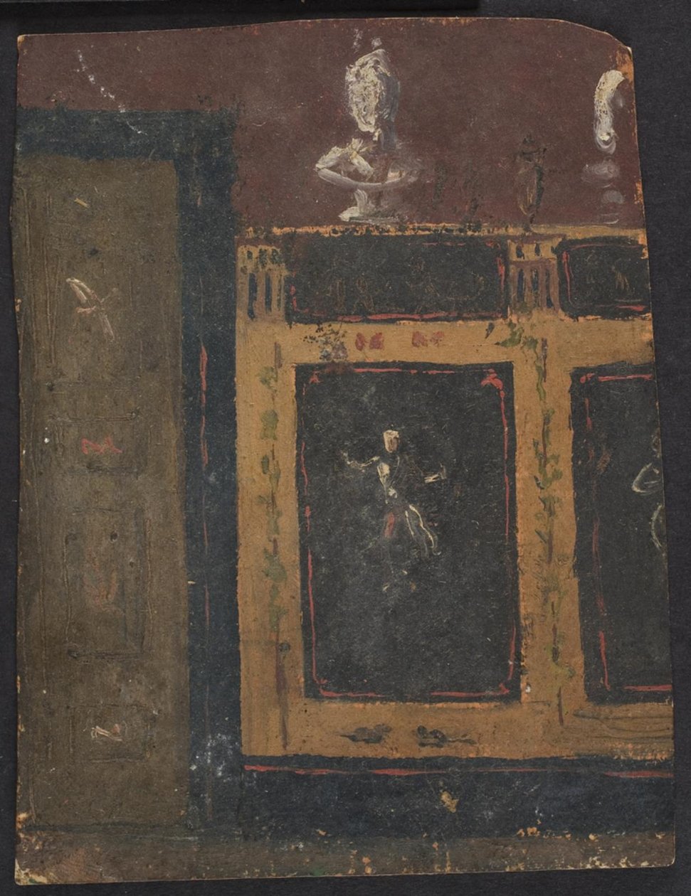 Valhøj 1838/1839 için duvar süslemeleri by Lorenz Frølich