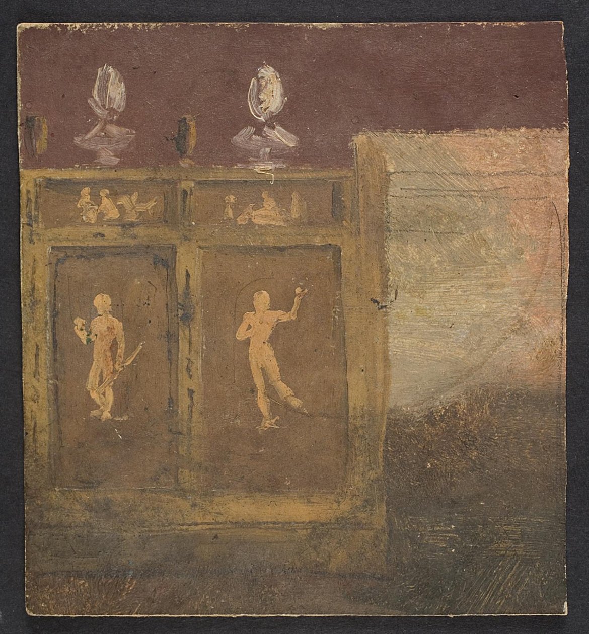 Valhøj 1838/1839 için duvar süslemeleri by Lorenz Frølich