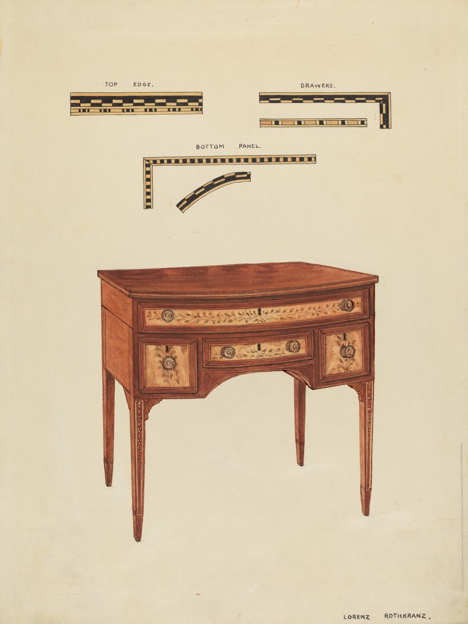 Tuvalet Masası, c. 1938. by Lorenz Rothkrantz