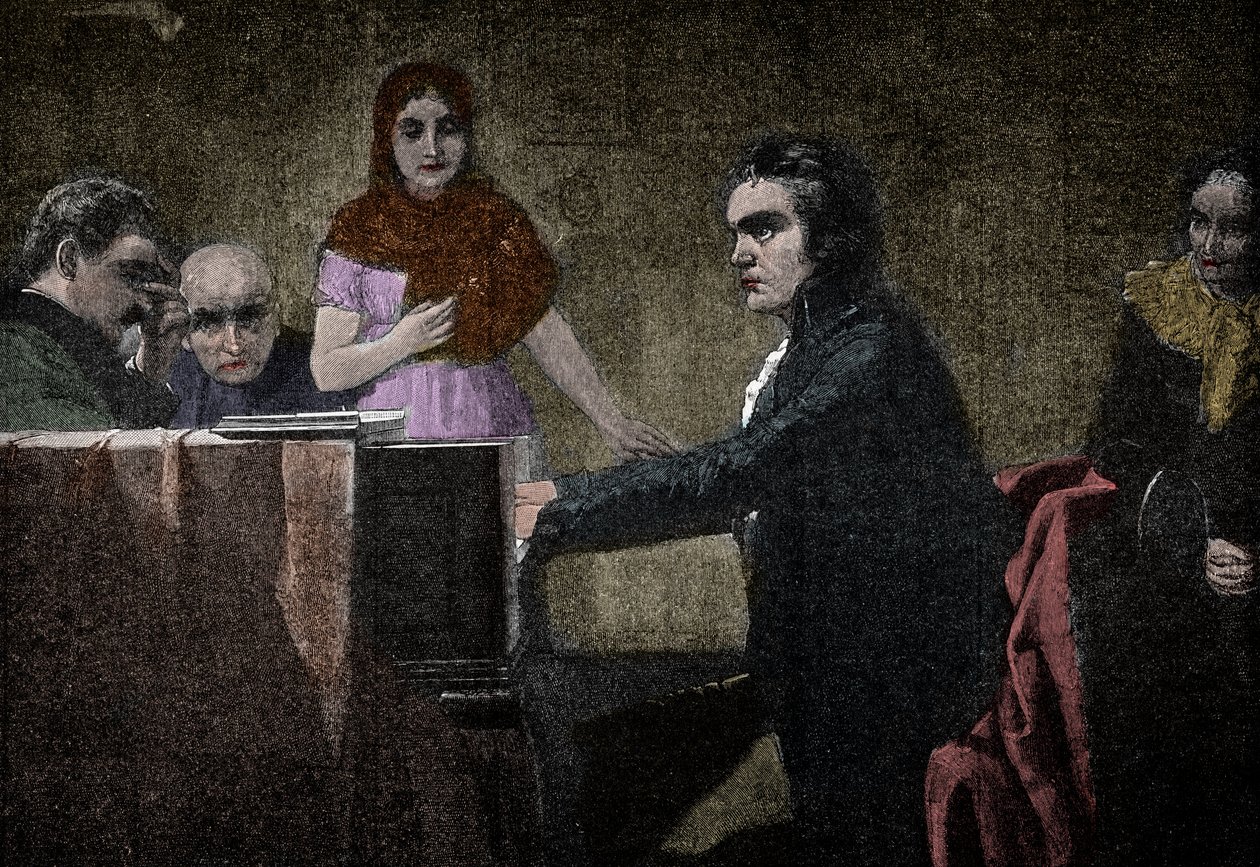 Ludwig van Beethoven Ay Işığı sonatını çalıyor - Lorenz Vogel
