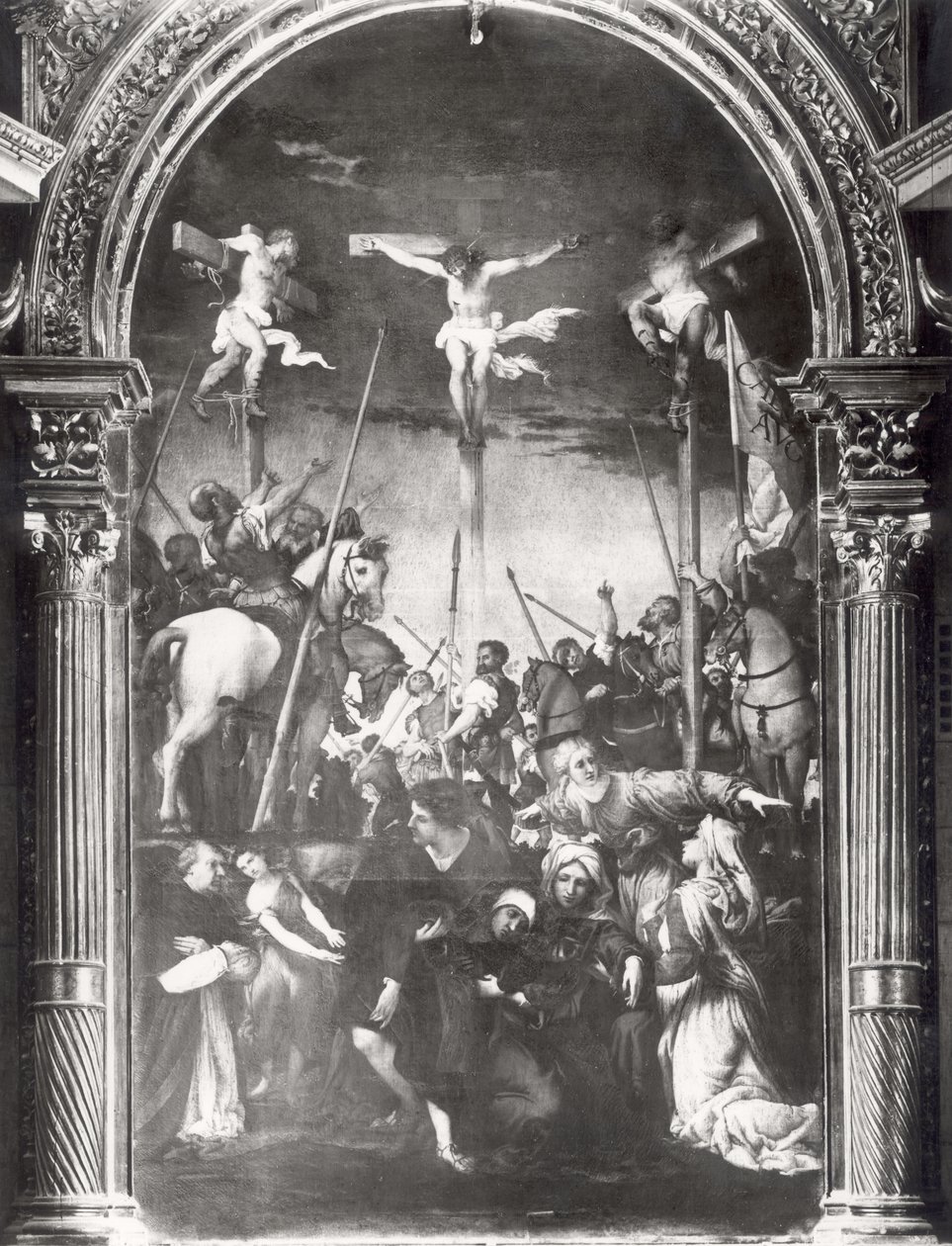 Çarmıha Gerilme by Lorenzo Lotto