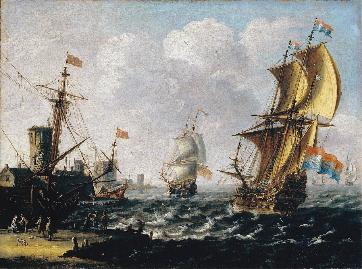 Sert Bir Denizde Hollanda Levanters by Lorenzo a Castro
