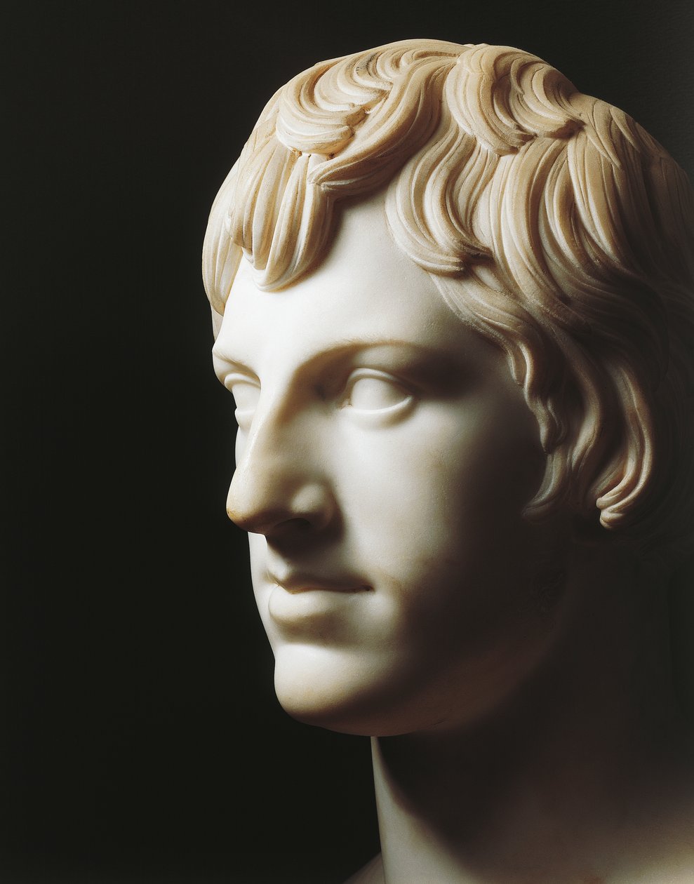 Bourbon-Parma (Madrid) Charles Louis portresi by Lorenzo Bartolini