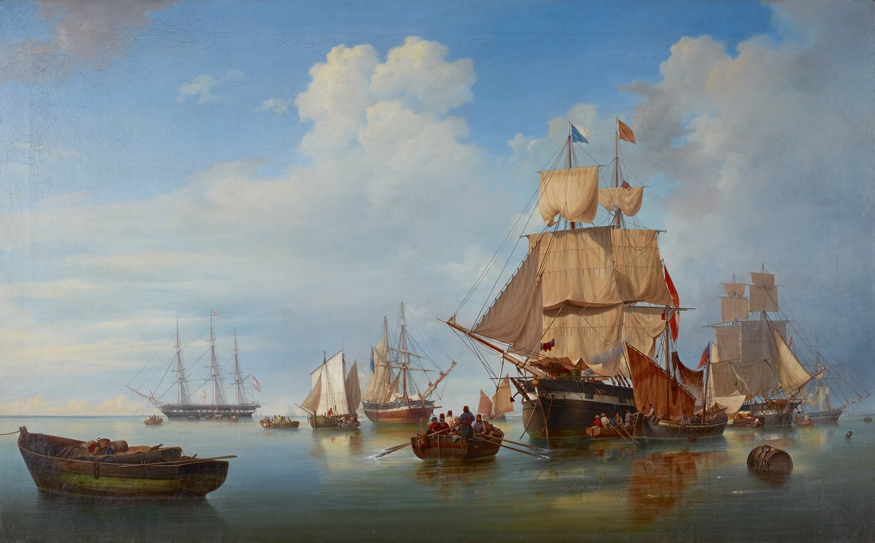 Scirocco ile deniz manzarası by Lorenzo Butti