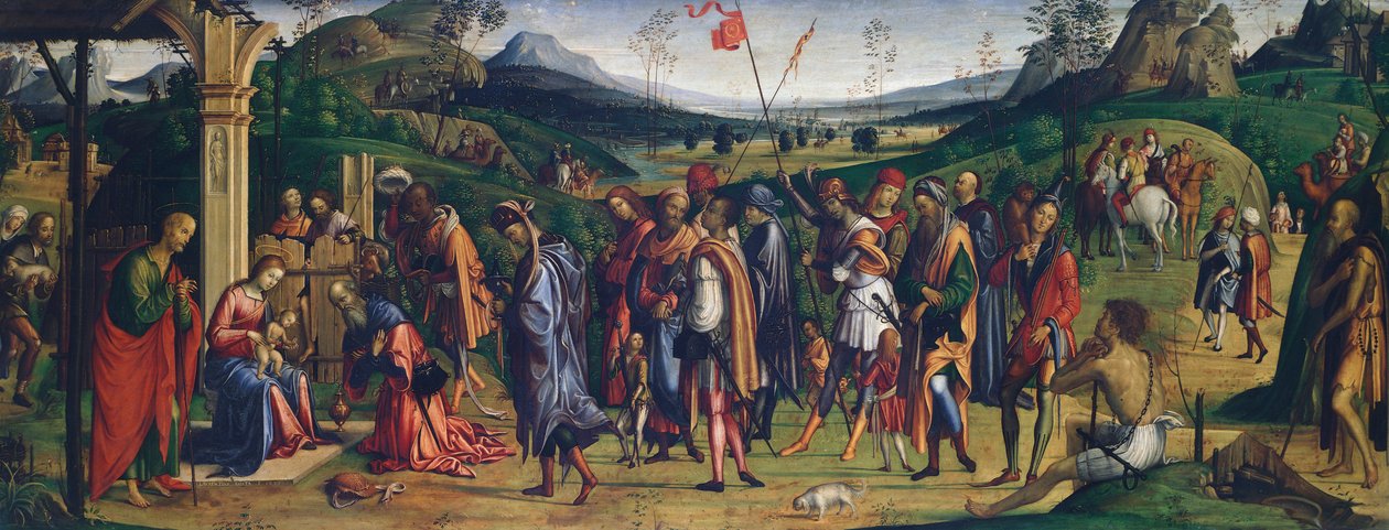 Magi hayranlığı by Lorenzo Costa