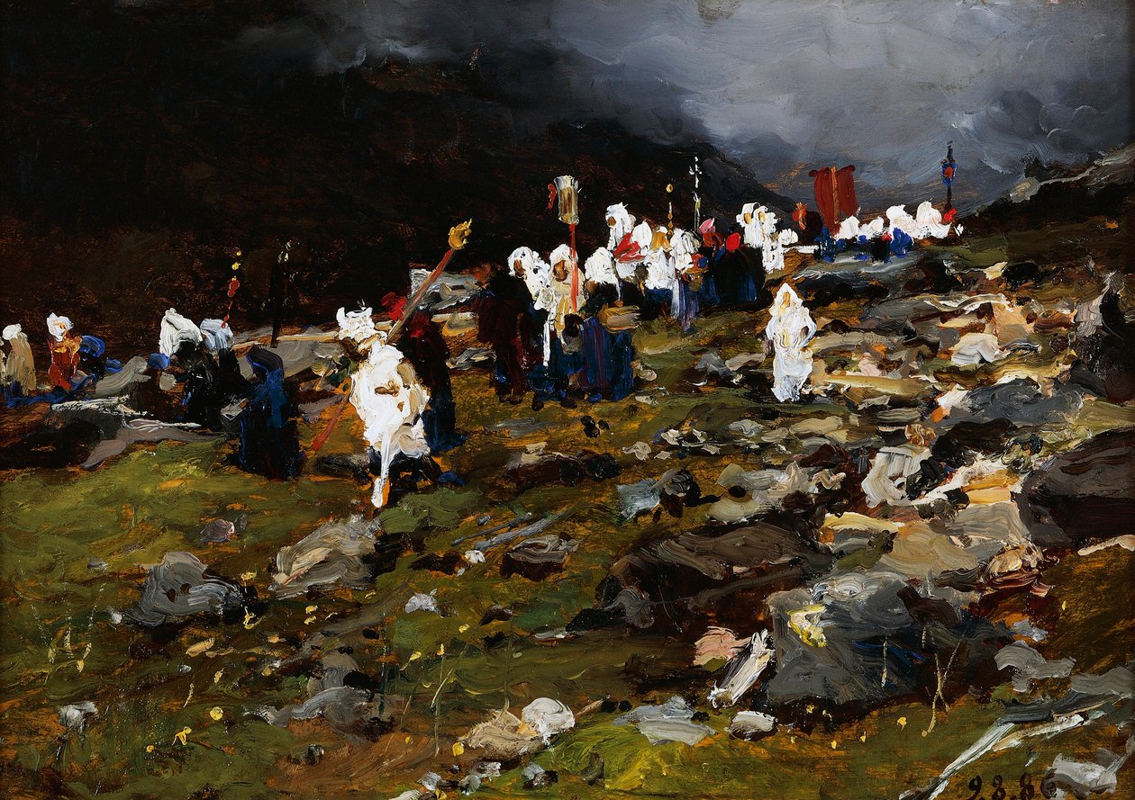 Yüksek Dağda Alayı by Lorenzo Delleani