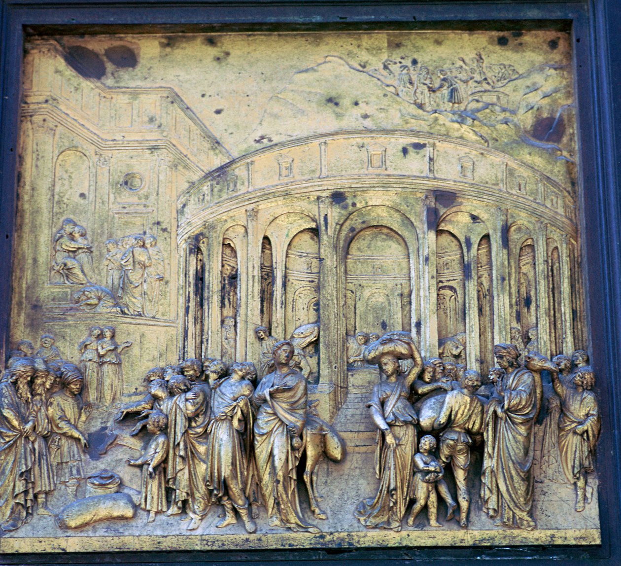 Cennet Kapıları Detayı, 15. yüzyıl by Lorenzo Ghiberti