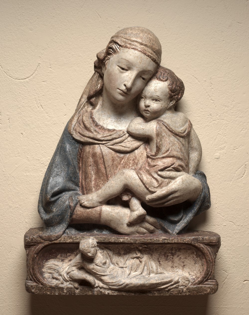 Madonna ve Çocuk, c. 1450. by Lorenzo Ghiberti