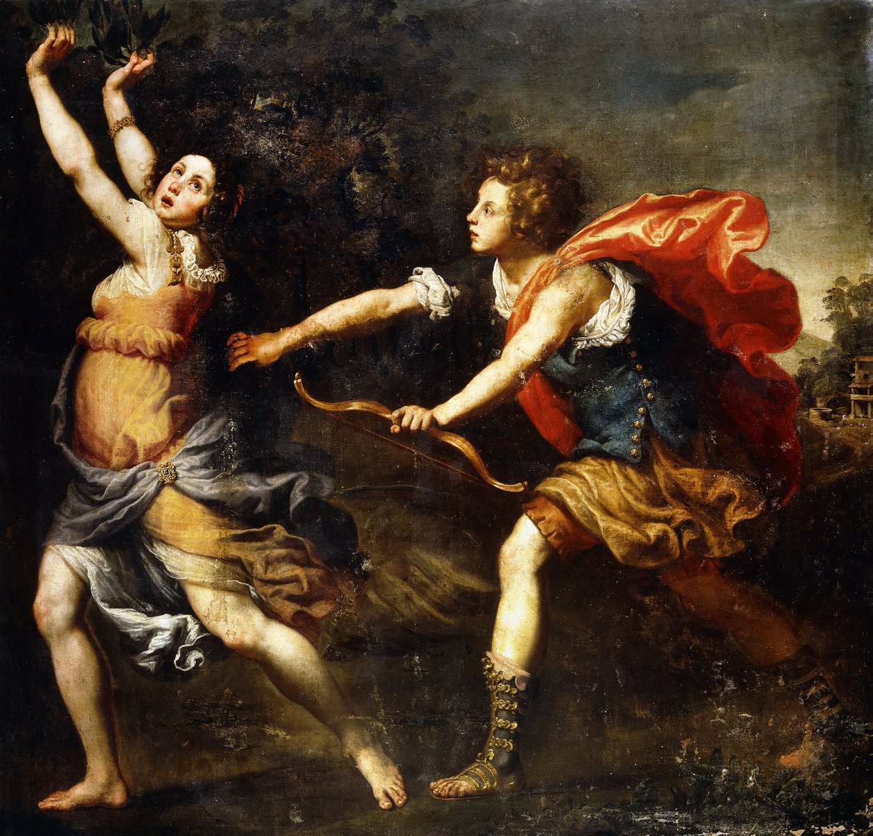 Apollon ve Defne, by Lorenzo Lippi