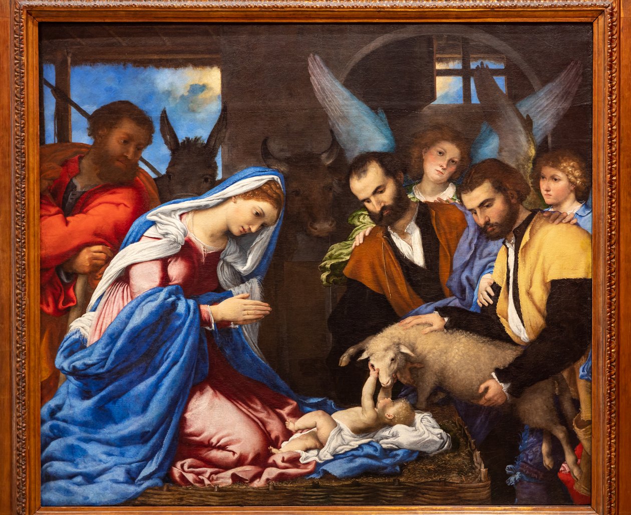 Çobanların hayranlığı by Lorenzo Lotto
