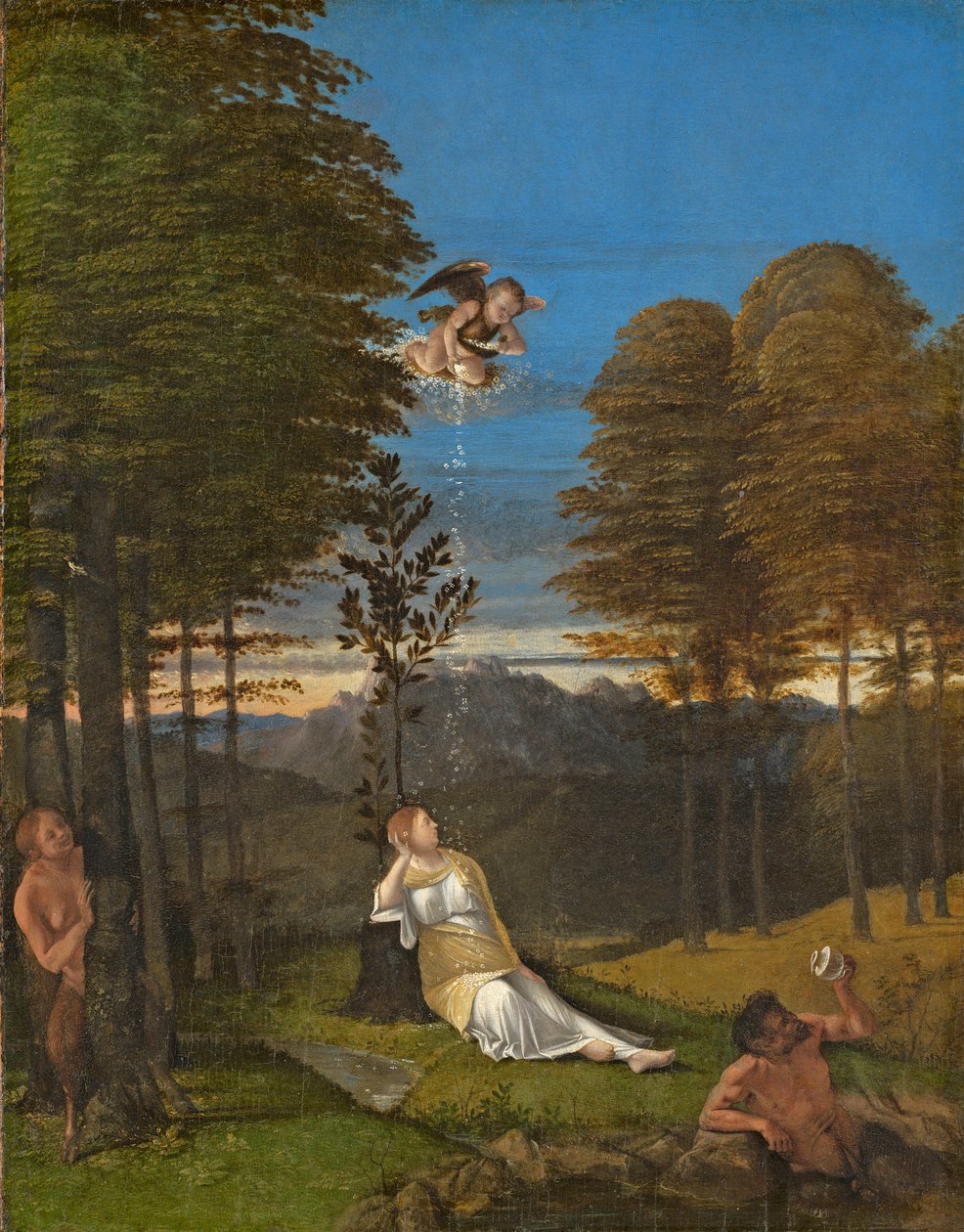 İffet Alegorisi, c. 1505 (panelde yağ) by Lorenzo Lotto