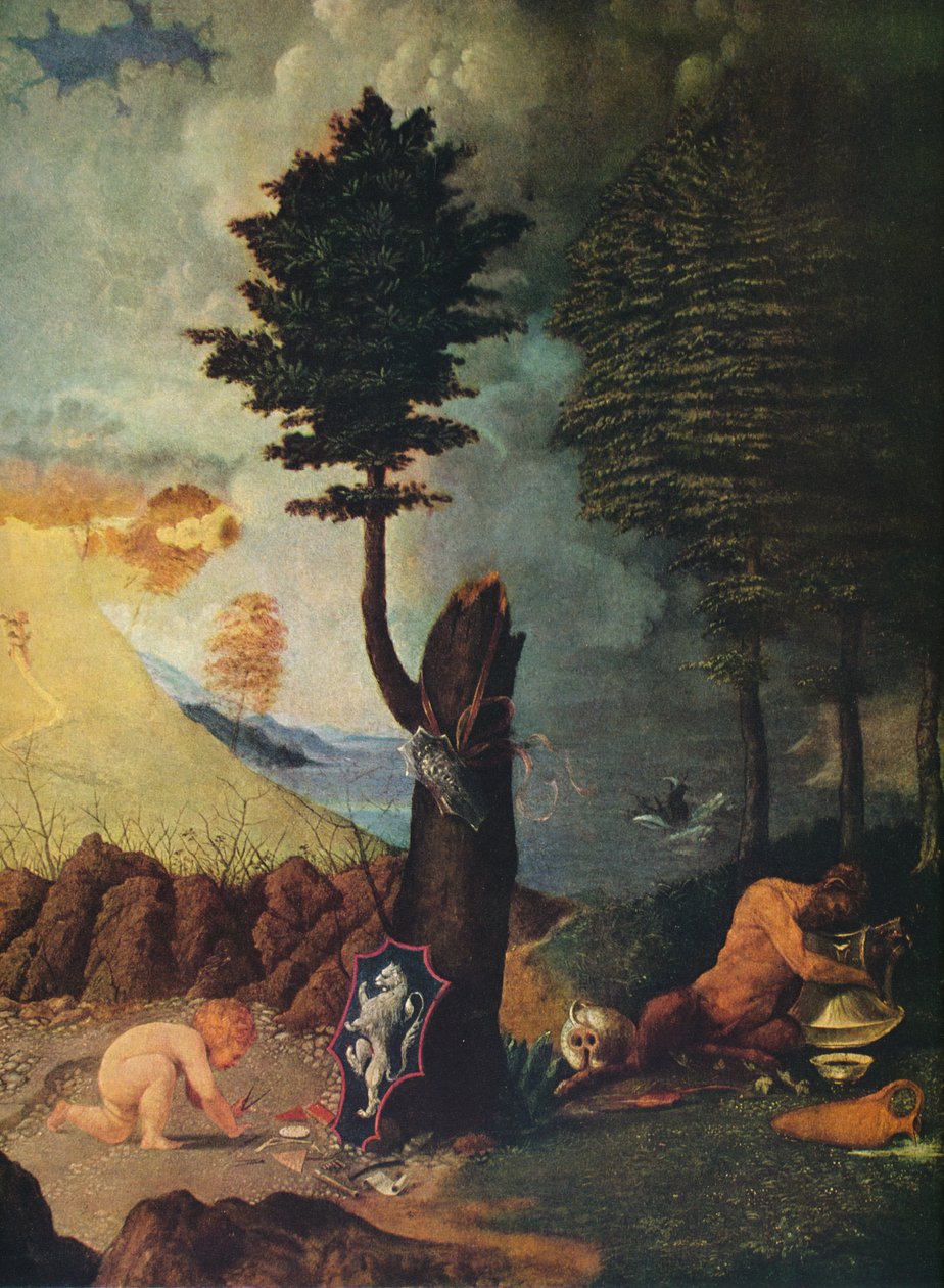 Erdem ve Kötülük Alegorisi, 1505 by Lorenzo Lotto