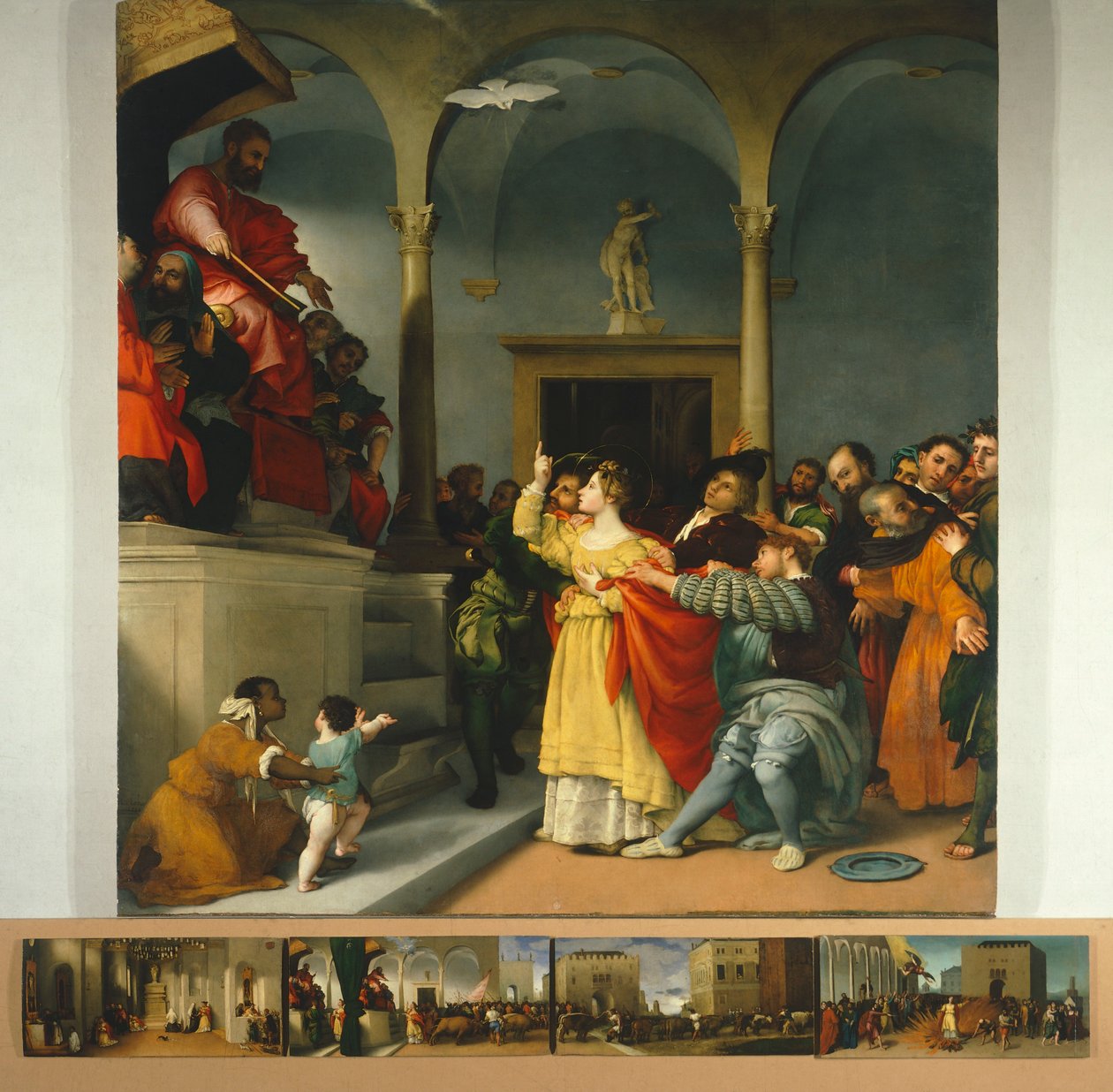 Lorenzo Lotto (1480 ca-1556), tuval üzerine yağlı boya, 243x237 cm. by Lorenzo Lotto