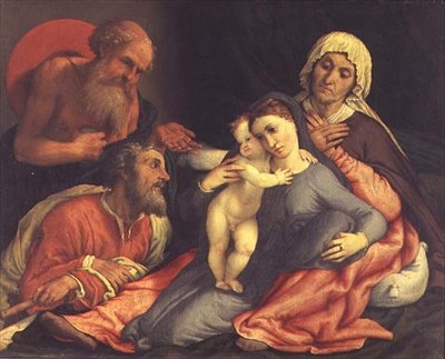 kutsal Aile by Lorenzo Lotto