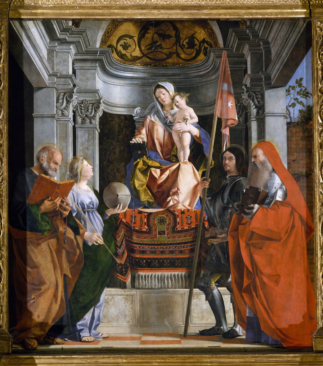Madonna with Child and Saints, Santa Cristina al Tiverone Altarpiece