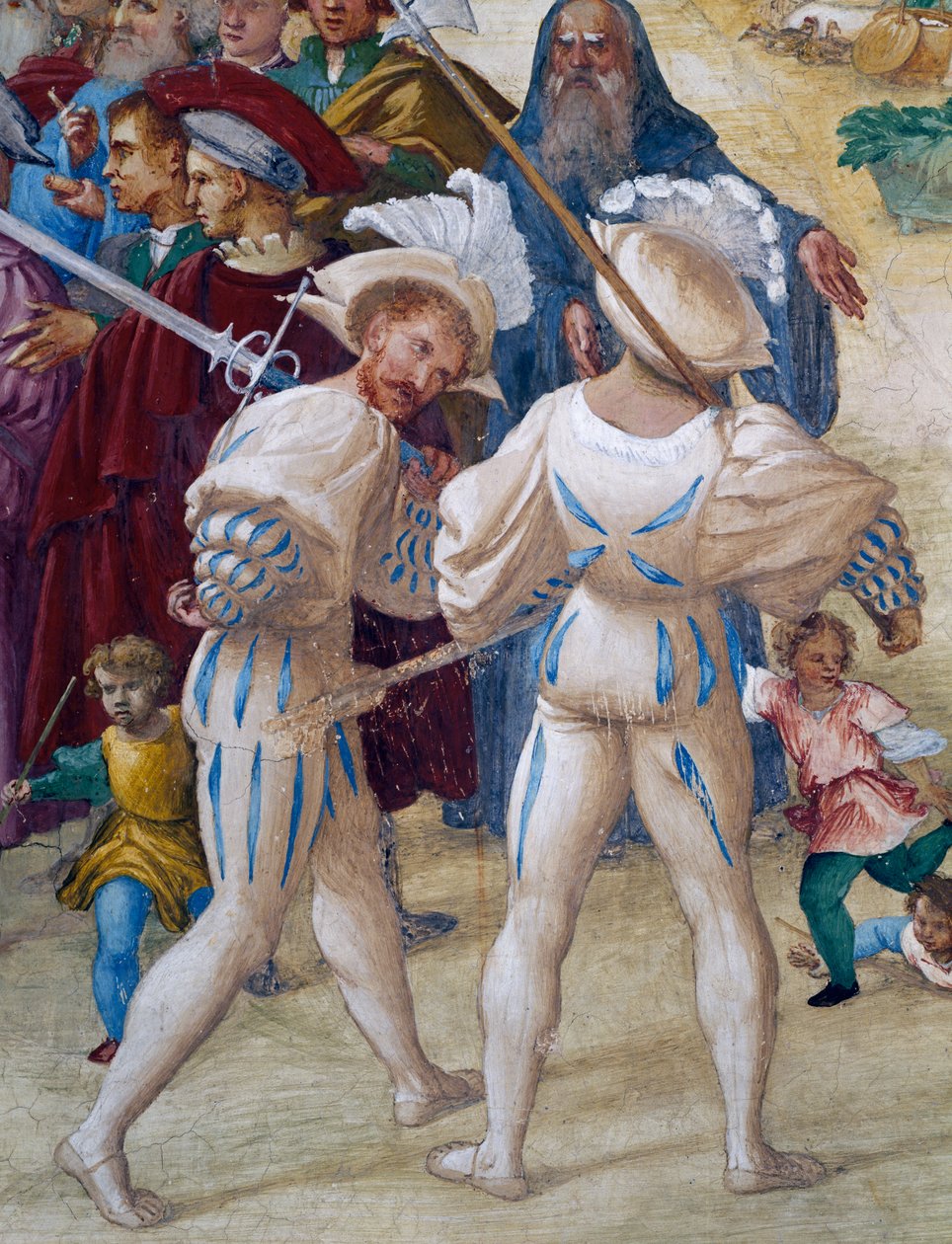 Aziz Barbara Şehitliği, Aziz Barbara Hikayelerinden detay by Lorenzo Lotto