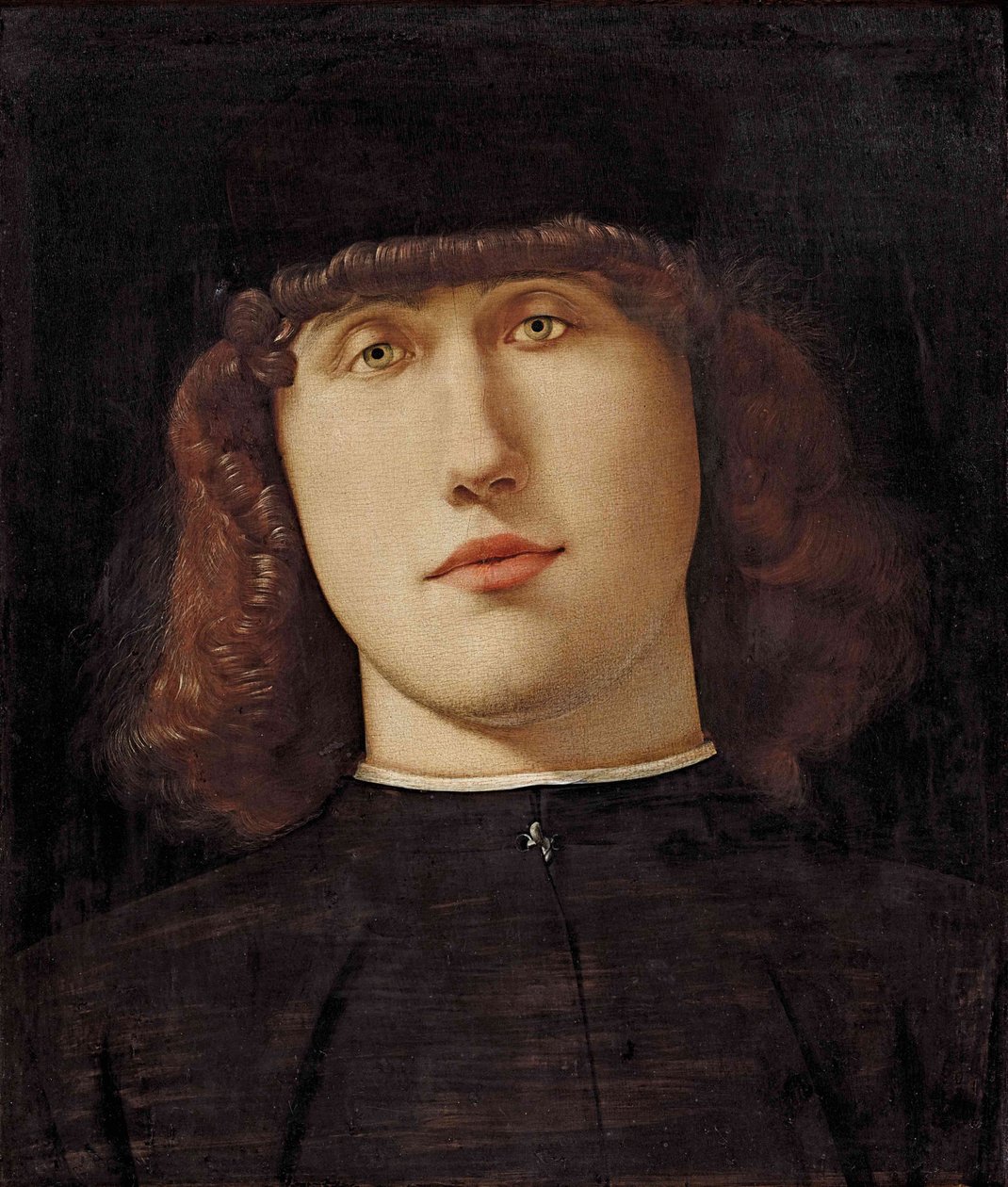 Genç bir adamın portresi, 1500. by Lorenzo Lotto