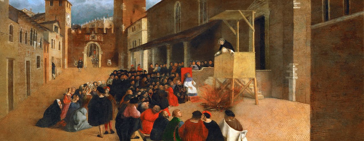 Rönesans: Aziz Dominic (1170-1221) Recanati par Lotto, Lorenzo