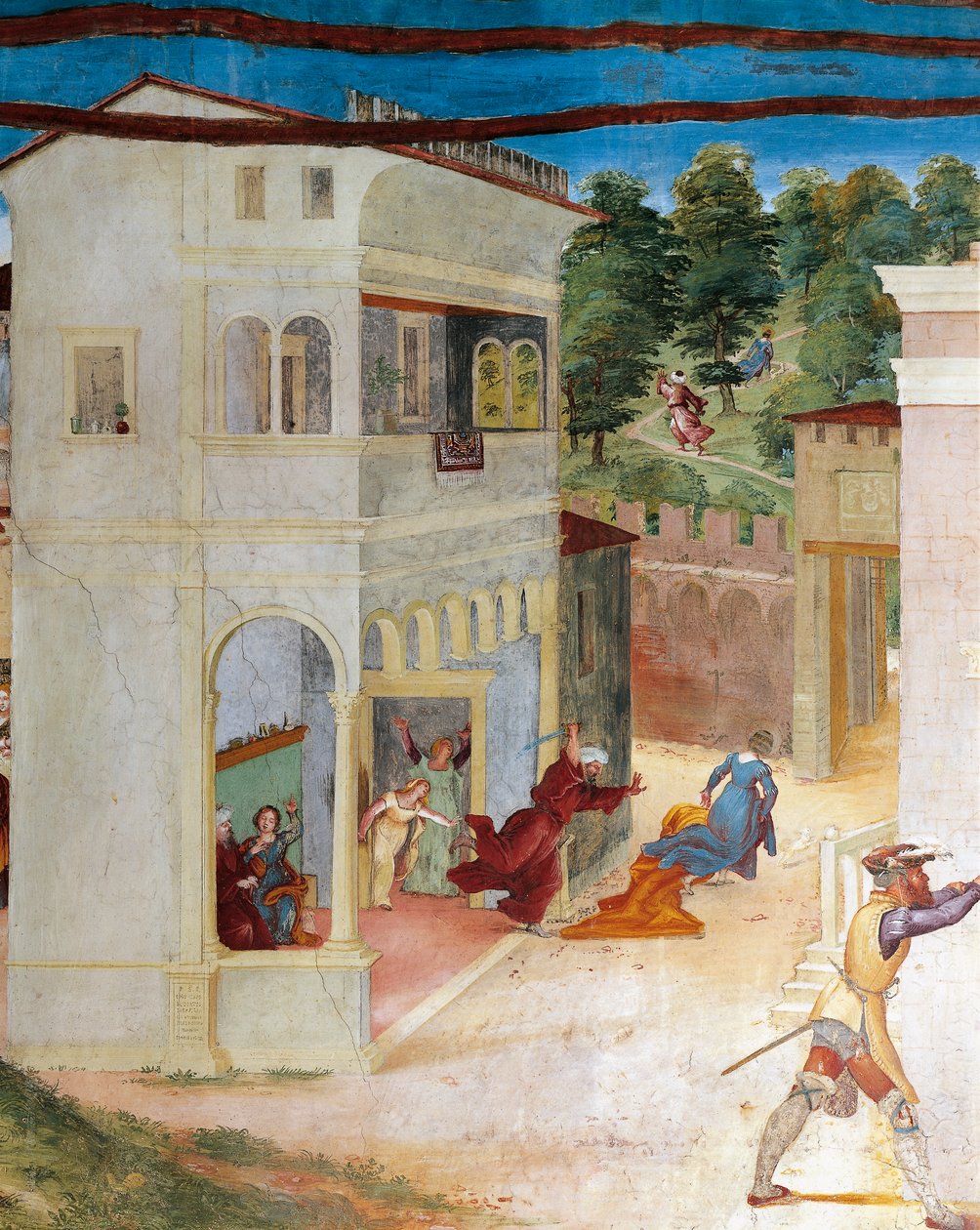 St Barbara, babası tarafından saldırıya uğradı, Christ-Vine ve Legend of Saint Barbara