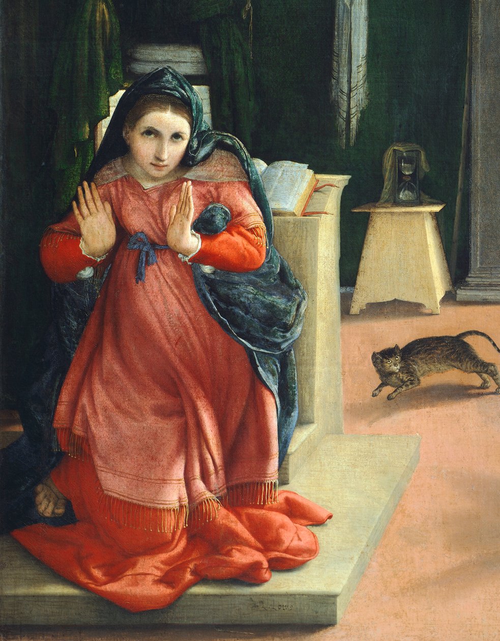 Recanati Müjdesi, yaklaşık 1532, Lorenzo Lotto (1480 ca-1556), tuval üzerine yağlı boya by Lorenzo Lotto