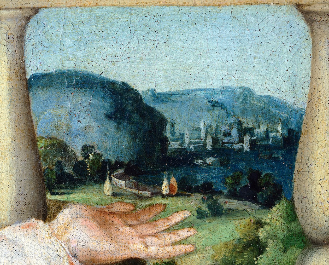 Aziz Cosmas ve Damian arasındaki ihtişamlı Bakire by Lorenzo Lotto