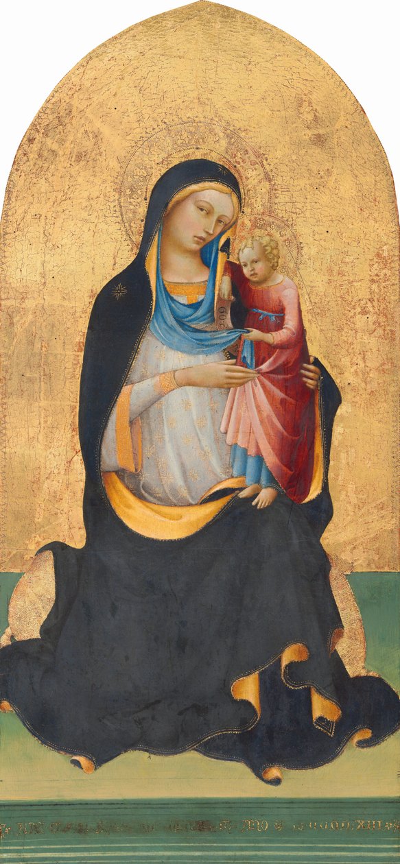 madonna ve çocuk by Lorenzo Monaco
