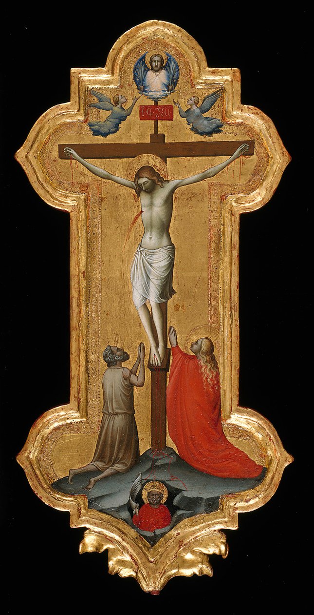 Aziz Mary Magdalene ve Kutsanmış Bir Münzevi ile Alay Haçı, 139295. by Lorenzo Monaco