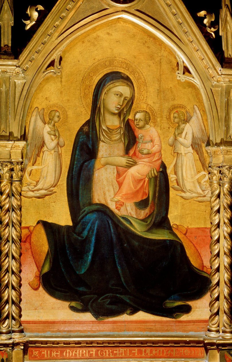Melekler ile Bakire ve Çocuk Alçakgönüllü Madonna, c1408-c1410 by Lorenzo Monaco