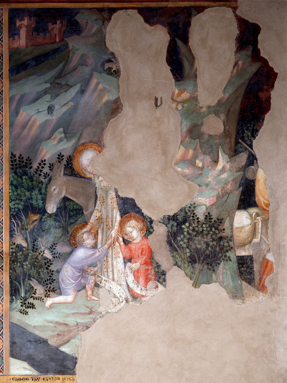 Çocukken Aziz John Baptist ile Meryem ve İsa