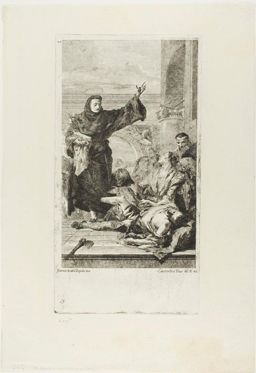 Padua Aziz Anthony Mucizesi by Lorenzo Tiepolo