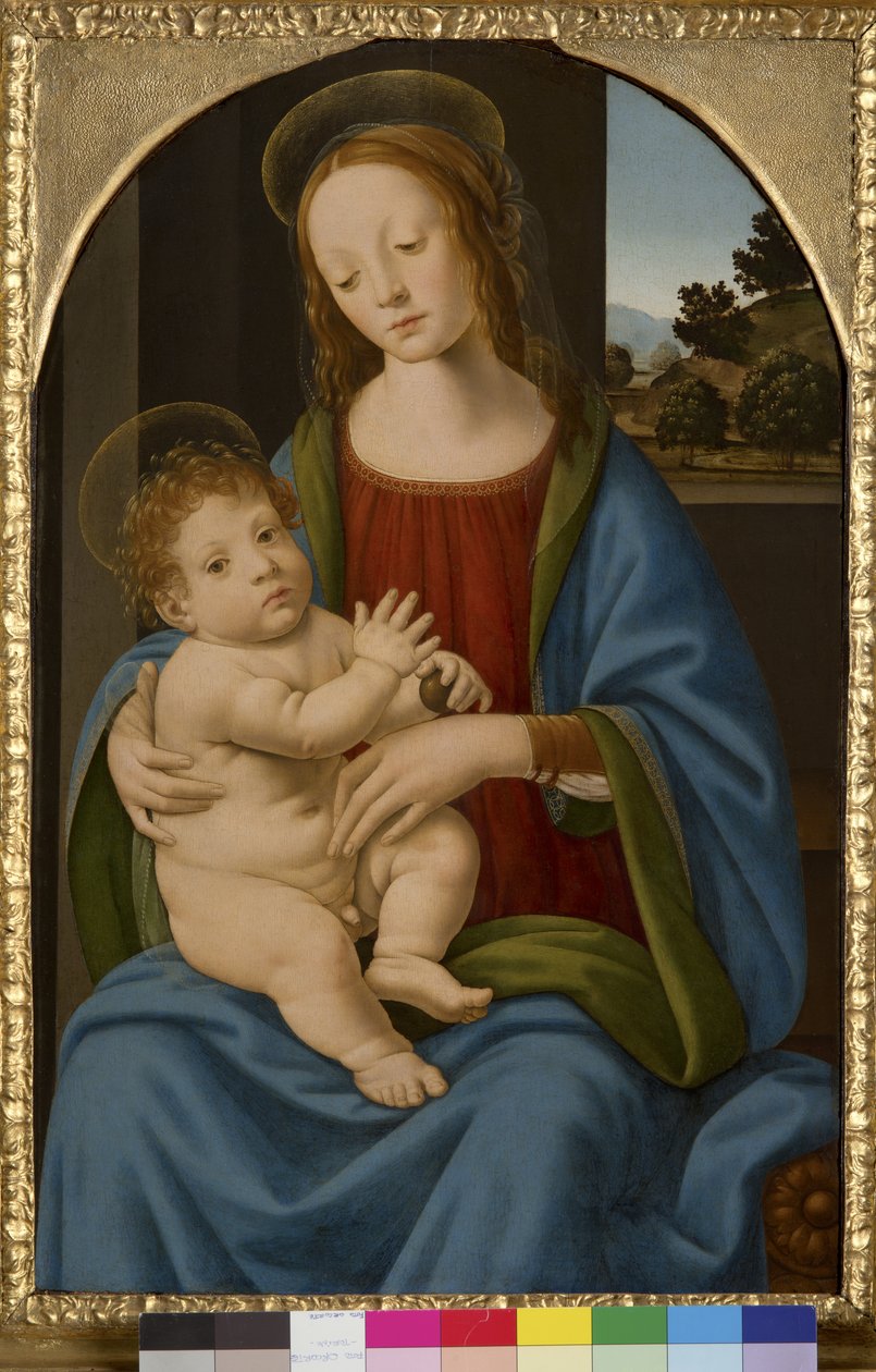 Madonna ve Çocuk, 1485-90 by Lorenzo di Credi