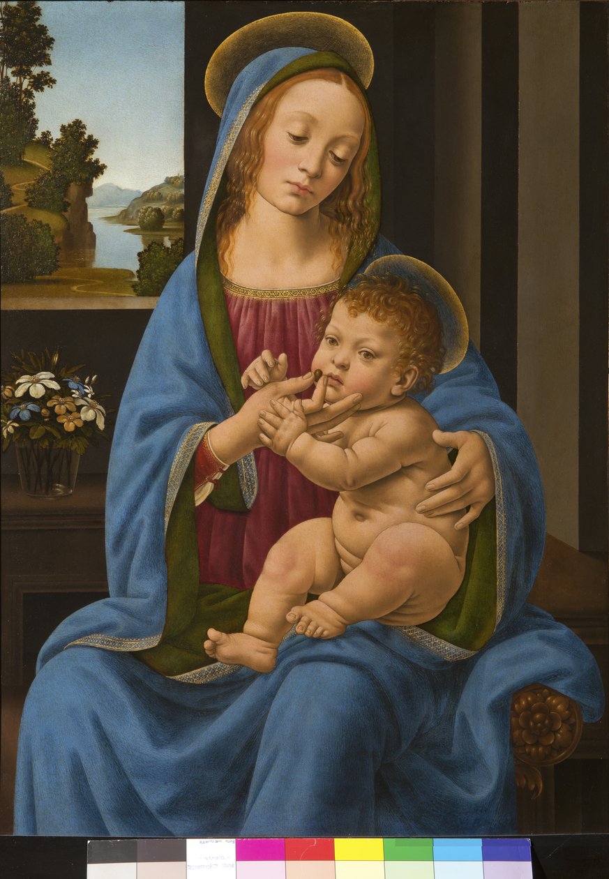 Madonna ve Çocuk, 1485-90 by Lorenzo di Credi