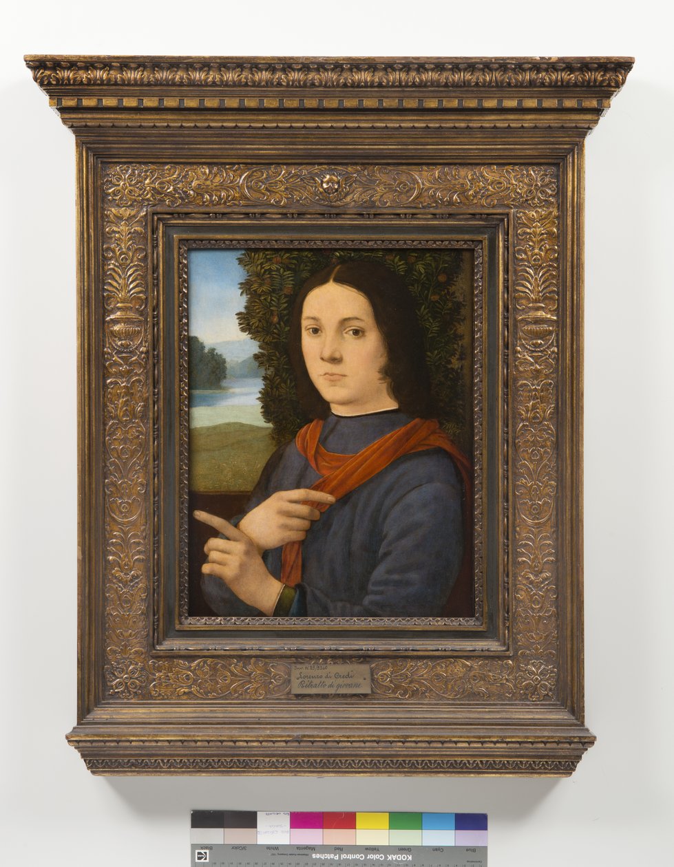 Genç bir adamın portresi, 1490-99 by Lorenzo di Credi