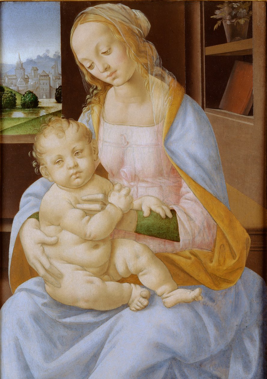Bakire ve Çocuk, 15. - 16. yüzyıl 1470-1537 by Lorenzo di Credi