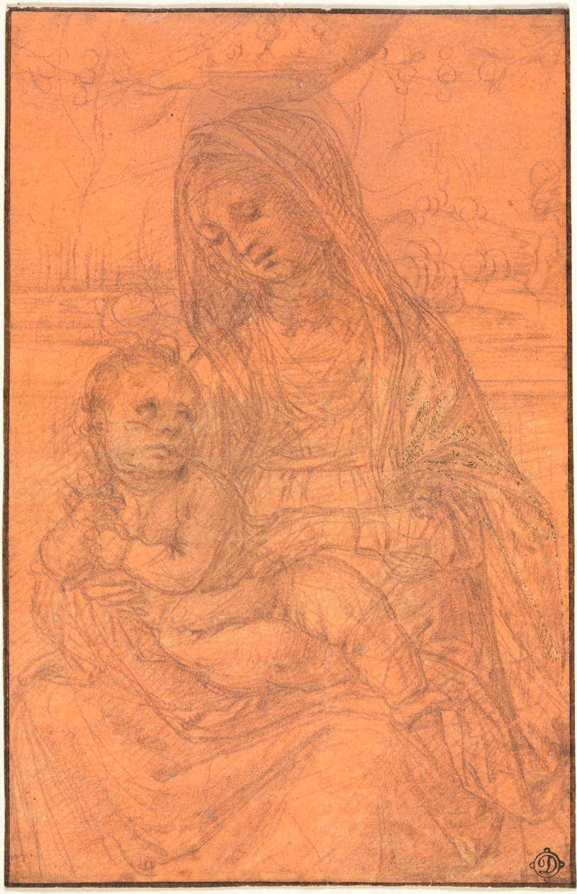 Bakire ve Çocuk, c. 1510. by Lorenzo di Credi