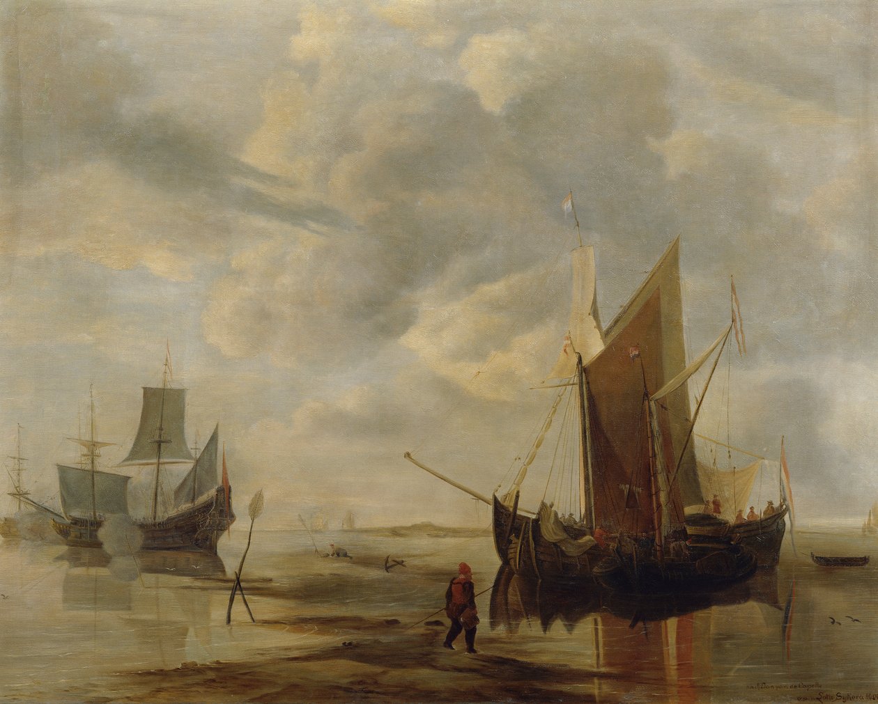 Deniz manzarası (Jan van de Capelle