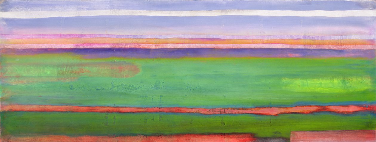 Beklenti, 2001 (panelde gesso üzerinde yağ ve gomalak) by Lou Gibbs
