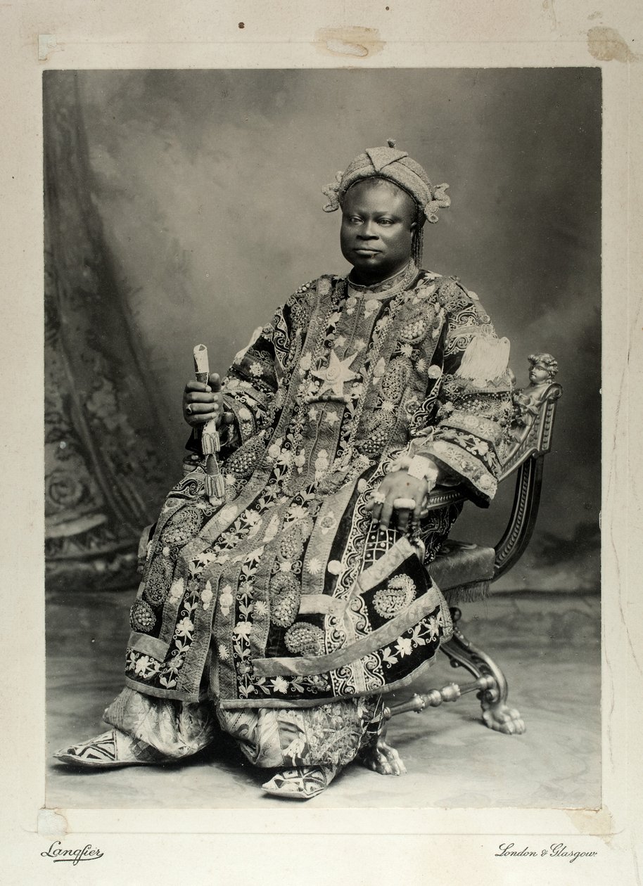 Tegumada Ademola, İngiltere, 1904 (jelatin gümüş baskı) by Louis Adolph Langfier