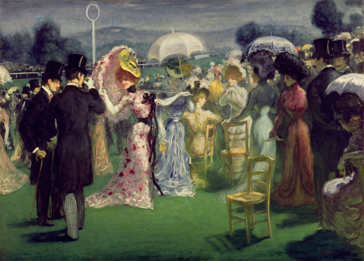 Yarışlarda, c.1895 by Louis Anquetin