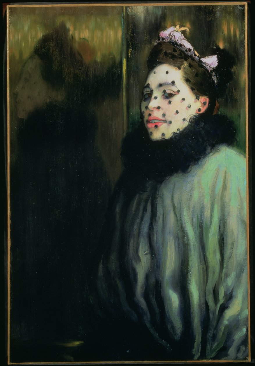 Peçeli Kadın, 1891 by Louis Anquetin