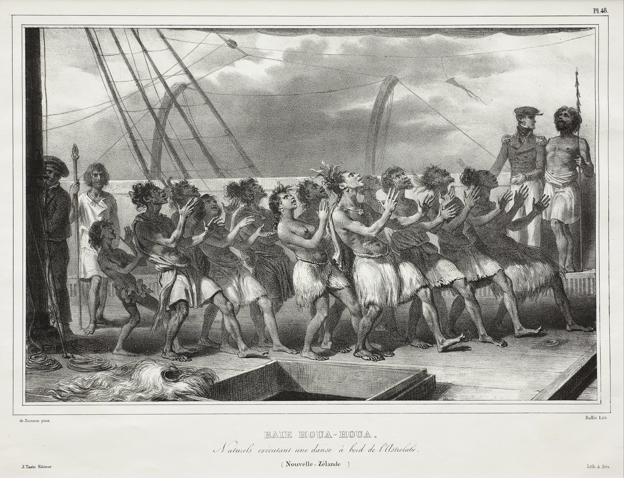 Tolaga... by Louis Auguste de Sainson